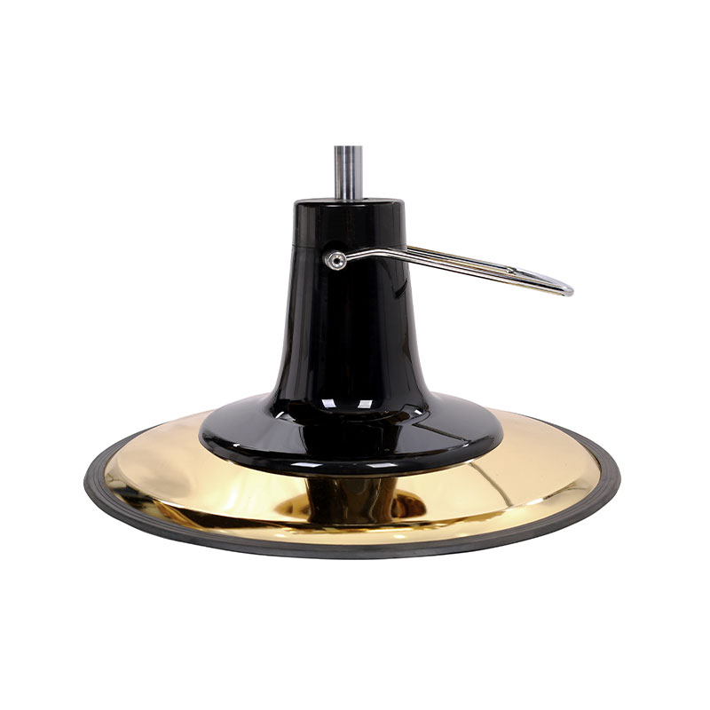 Bomba hidráulica para cadeira de barbeiro vintage HZ22GD com base dourada