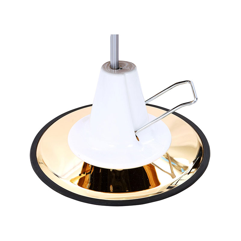 Bomba hidráulica para cadeira de barbeiro vintage HZ22DG com base dourada