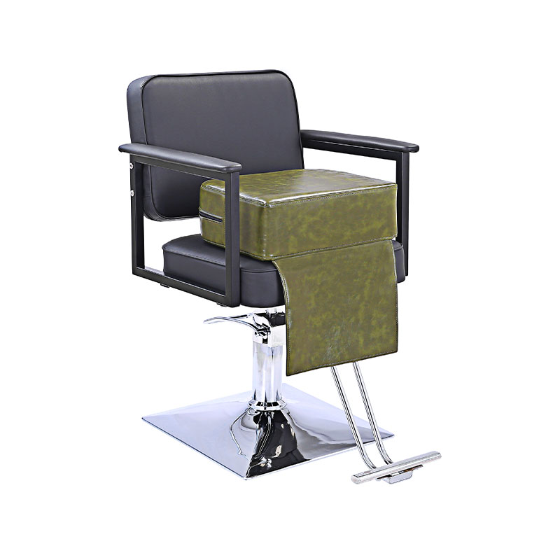 HZ8101BR / HZ8101GR / HZ8101 Almofada de couro infantil grande assento elevatório para salão de barbeiro