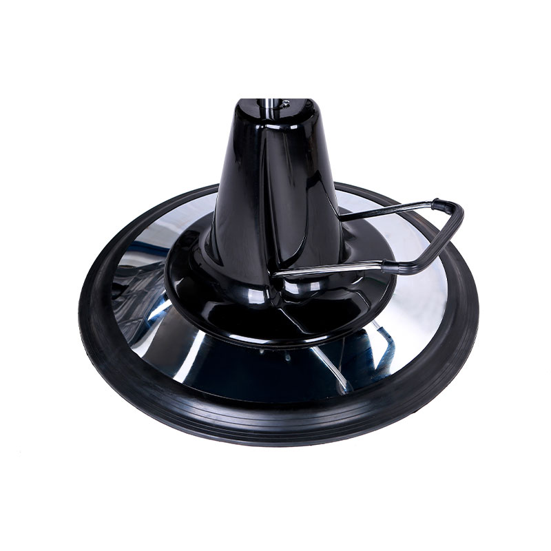 Bomba hidráulica para cadeira de barbeiro vintage HZ22DY com base prateada