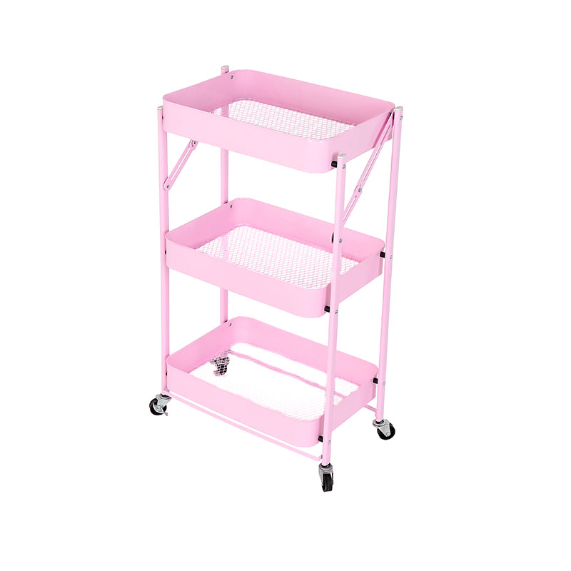 HZ2060B / HZ2060P / HZ2060W Prateleira de salão multifuncional dobrável móvel