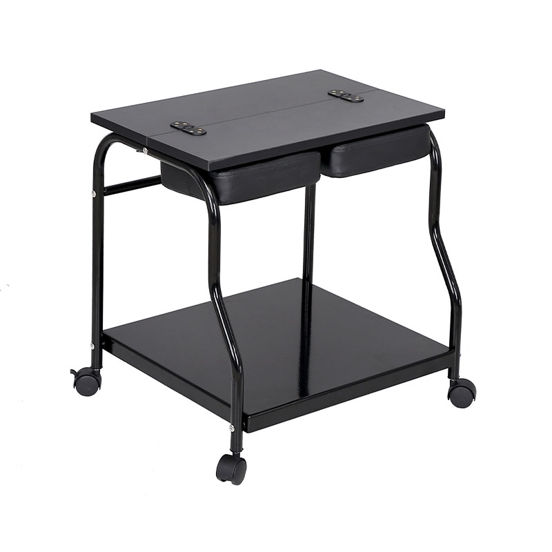 HZ2073BK / HZ2073 Carrinho portátil para spa para banho de pés com 4 rodas