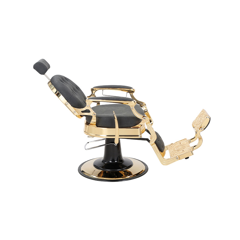 Cadeira de barbeiro reclinável hidráulica resistente estilo vintage