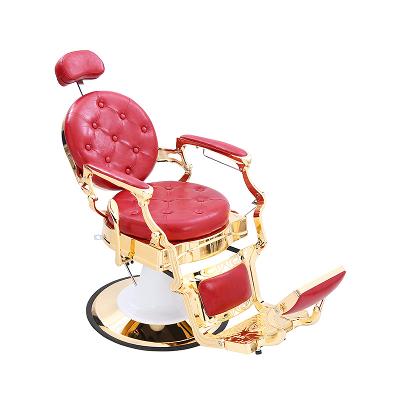 HZ8799ABK / HZ8799AGR / HZ8799WG / HZ8799RG Cadeira de barbeiro com cabeça de óleo masculina cadeira de cabeleireiro