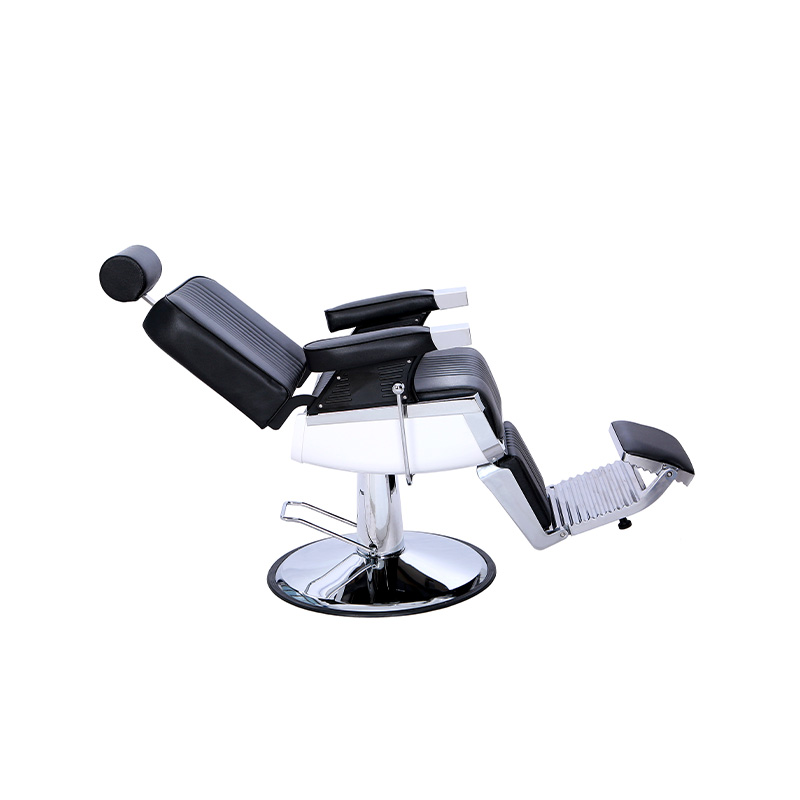 HZ8740BK / HZ8740BR / HZ8740RD / HZ8740BW / HZ8740RW Cadeira de barbeiro clássica reclinável hidráulica vermelha