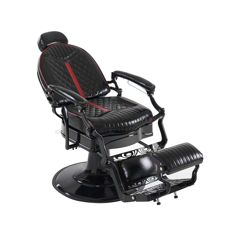 HZ87101BW / HZ87101BK / HZ87101RB / HZ87101 / HZ87101RD Cadeira de corte de cabelo britânica retrô diamante para salão de cabeleireiro