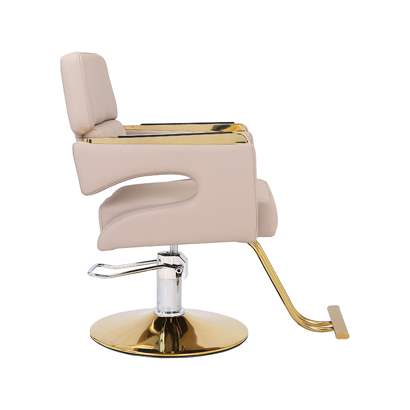 HZ88202/HZ88202BK Cadeira de cabeleireiro hidráulica preta/cinza