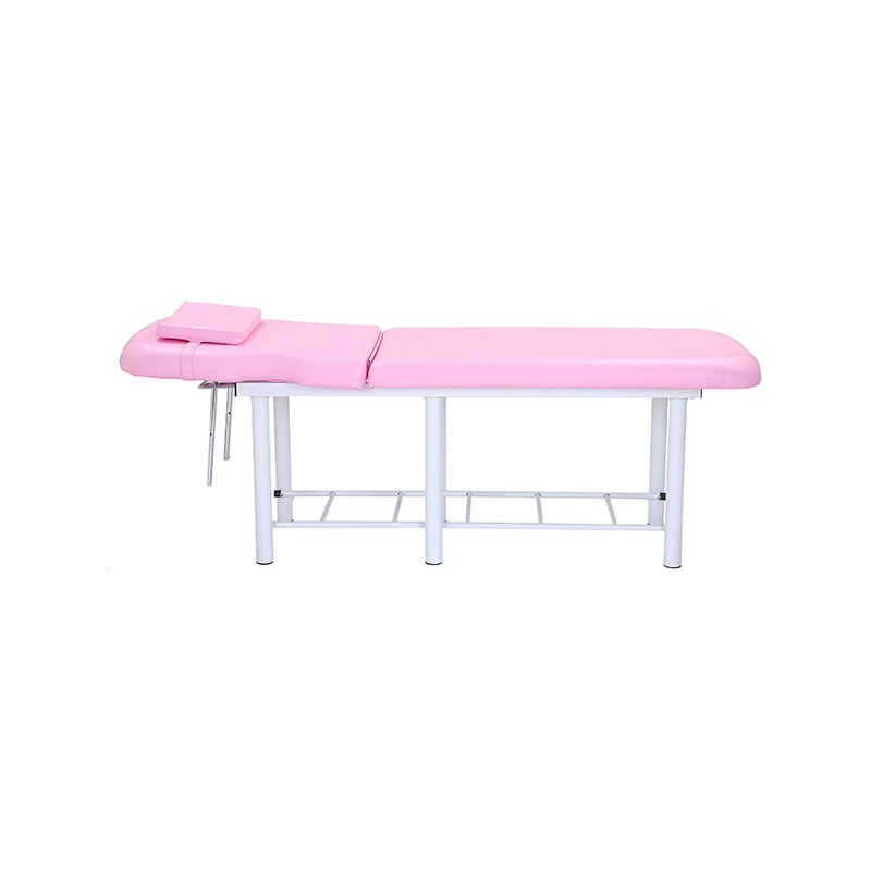 FS300BK / FS300PK Cama de massagem profissional rosa ajustável com costas