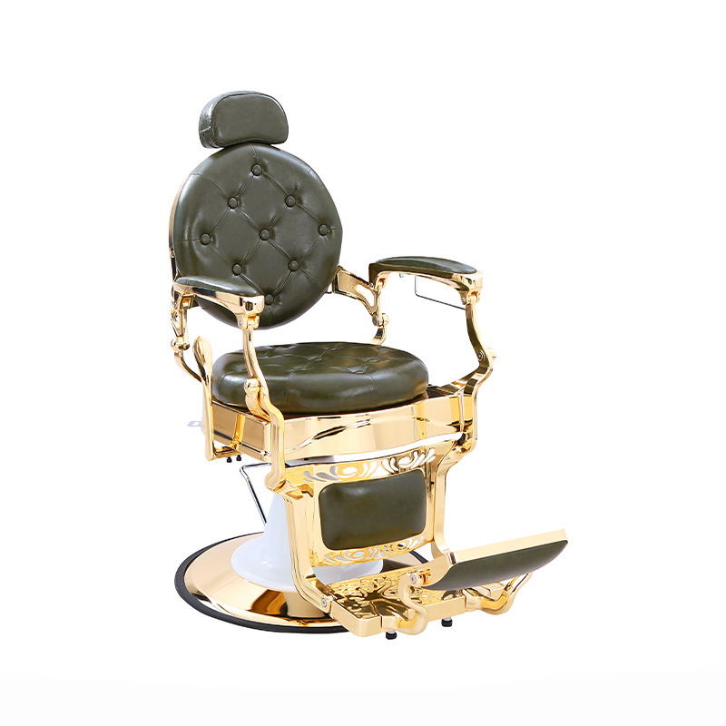 HZ8799ABK / HZ8799AGR / HZ8799WG / HZ8799RG Cadeira de barbeiro com cabeça de óleo masculina cadeira de cabeleireiro