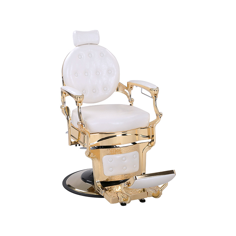 Cadeira de barbeiro reclinável hidráulica resistente estilo vintage