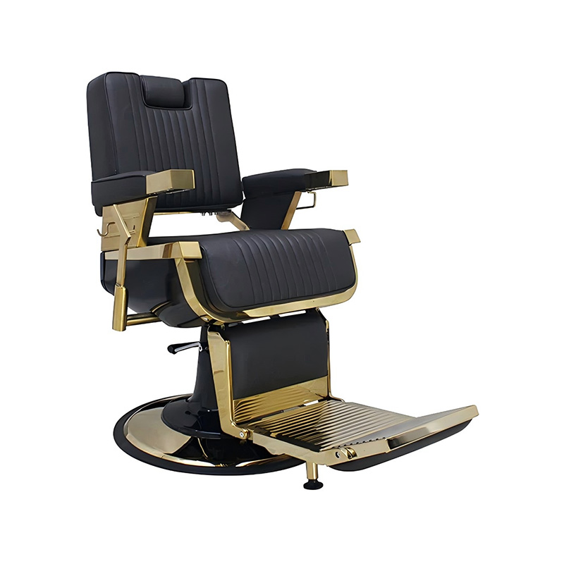 HZ8740GD / HZ8740DZ / HZ8740DB Cadeira de barbeiro preta clássica retrô estilo Lincoln