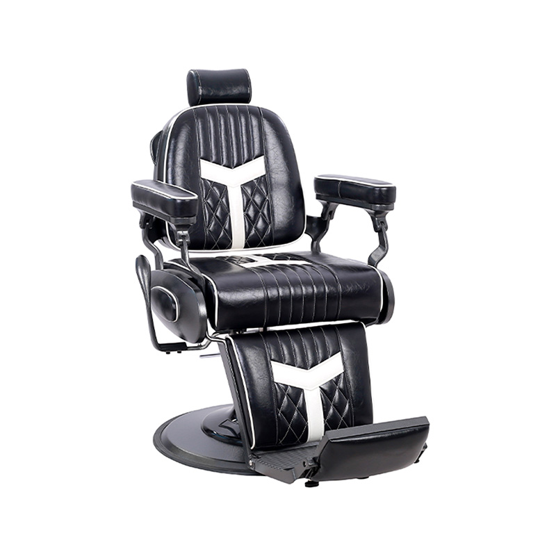 HZ8775 Cadeira de barbeiro vintage personagem salão de beleza cadeira de cabeça de óleo masculina