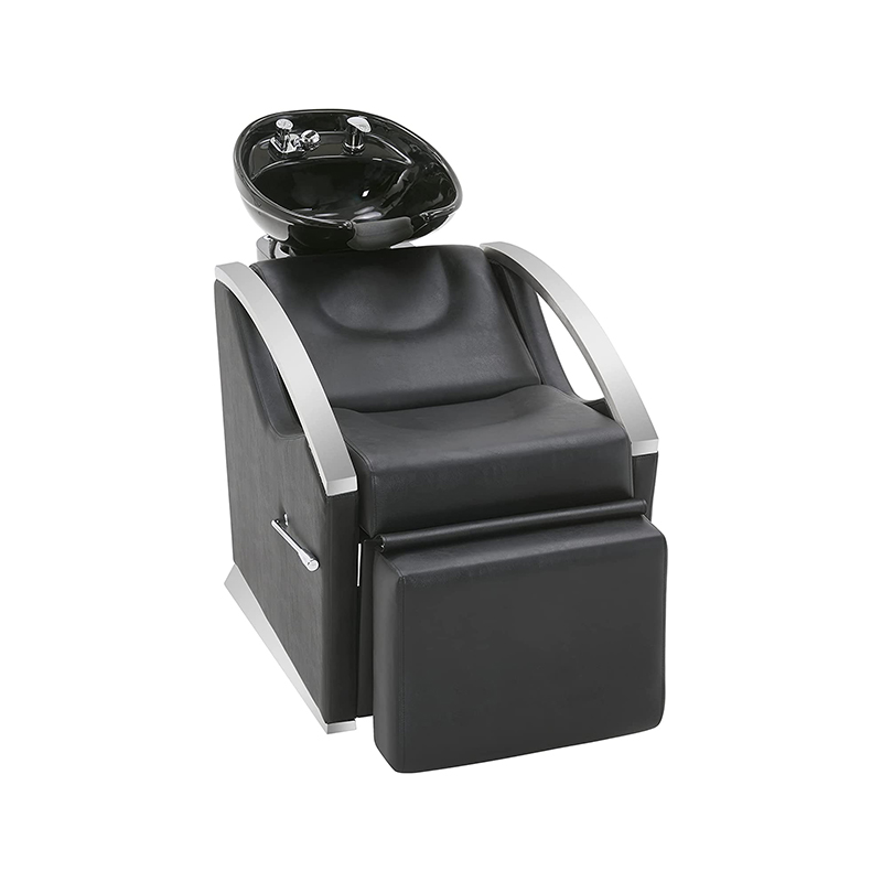 HZ9002 Unidade de cadeira para estação de shampoo de retrolavagem com apoio para as pernas