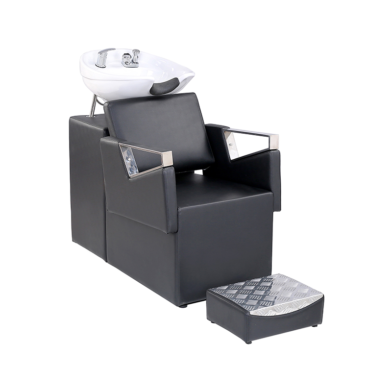 Cadeira clássica de barbeiro com shampoo HZ9040A